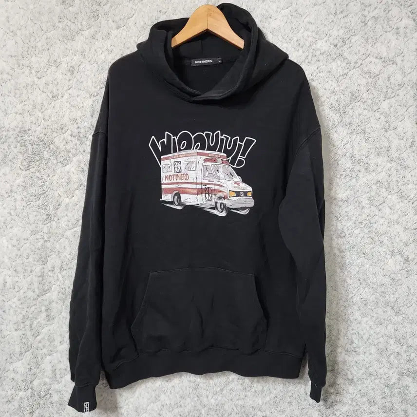 [BUNJANG] Not4nerd Ambulance Hoodie / J479 [L] 낫포너드 엠뷸런스 후드 티셔츠
