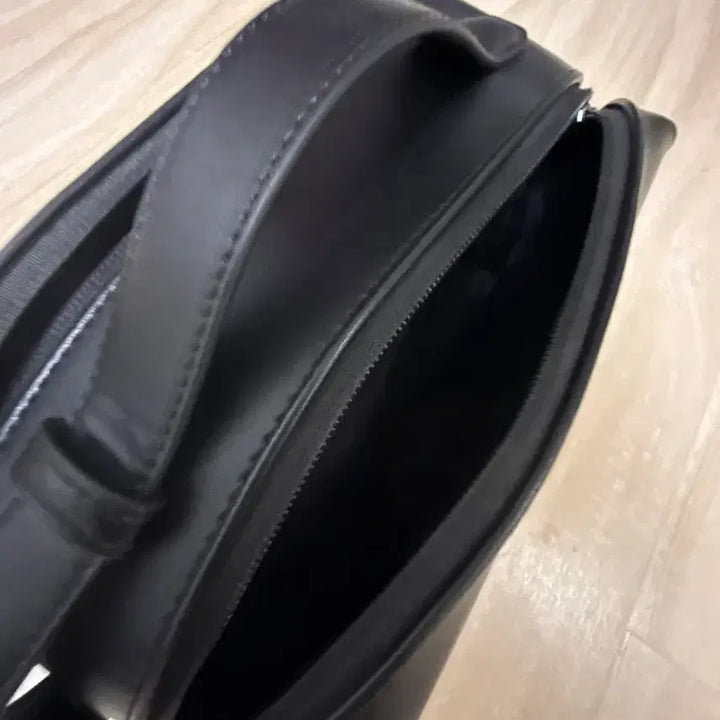 [BUNJANG] Mookle Golf Pouch Bag Black Leather / 골프 파우치백 블랙