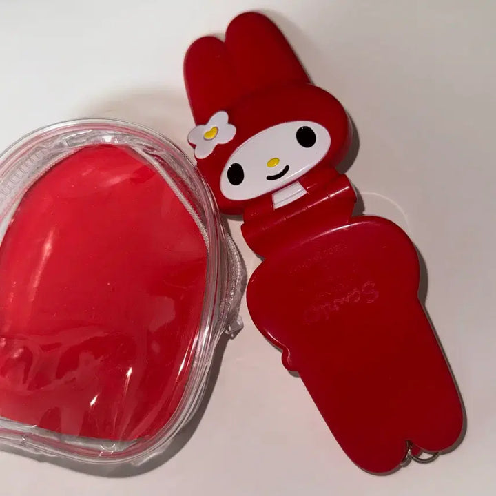 [BUNJANG] My Melody Handphone Mirror Keyring Strap / 마이멜로디 핸드폰 거울 키링 스트랩 마멜 휴대폰 키링 새상품