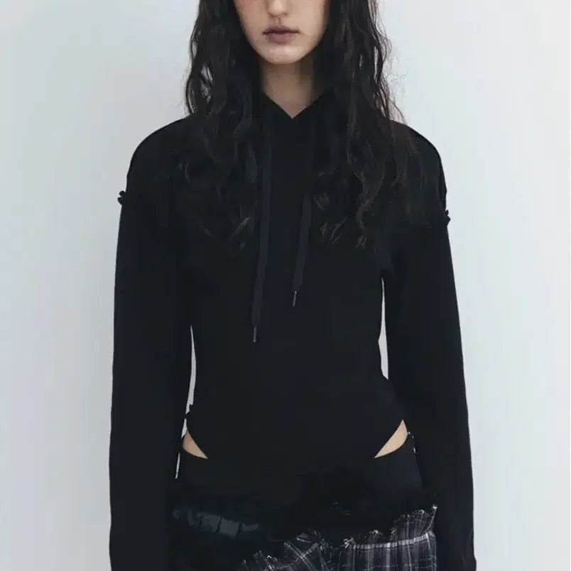 [BUNJANG] Openyy HOODYSUIT Black Bodysuit M Size / Open yy 오픈와이와이 HOODYSUIT 후드 바디수트 블랙