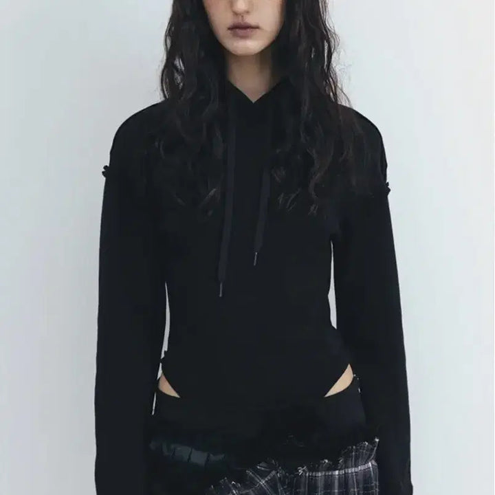 [BUNJANG] Openyy HOODYSUIT Black Bodysuit M Size / Open yy 오픈와이와이 HOODYSUIT 후드 바디수트 블랙