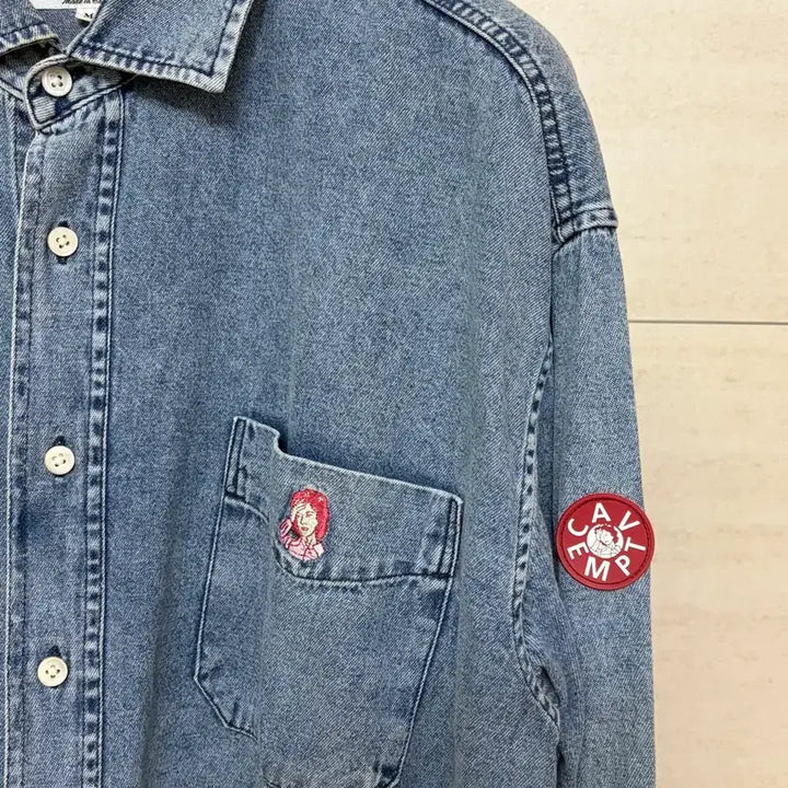 [BUNJANG] C.E Wide Denim Shirt 
