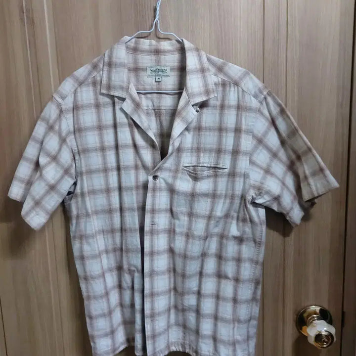 [BUNJANG] Wildbricks Check Pattern Short Sleeve Shirt / 와일드브릭스 반팔 셔츠