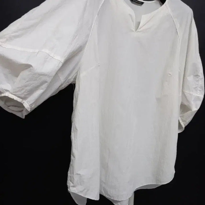 [BUNJANG] Nice Claup Spring Summer Blouse Nylon White/Ivory Size 88 / 나이스클랍 춘하 6부7부 블라우스 66.77