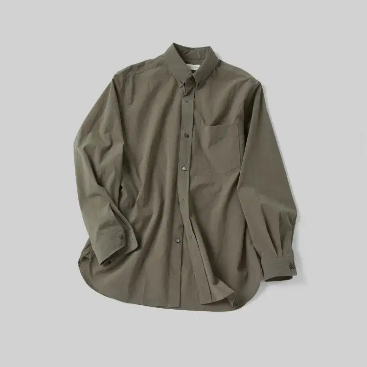 [BUNJANG] AUTOMATIC FOR THE PEOPLE Standard Shirt Khaki / [1] 오토매틱포더피플 스탠다드셔츠 카키