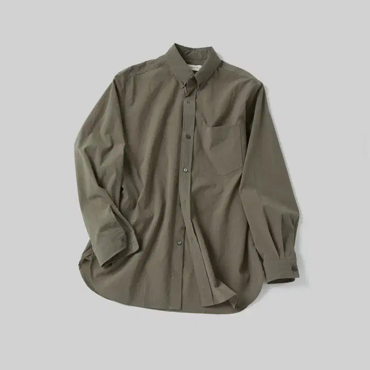 [BUNJANG] AUTOMATIC FOR THE PEOPLE Standard Shirt Khaki / [1] 오토매틱포더피플 스탠다드셔츠 카키