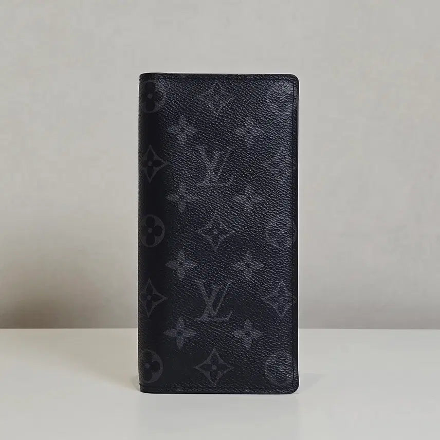 [BUNJANG] Louis Vuitton Monogram Eclipse Brazza Long Wallet M61697 / [럭스올] 루이비통 모노그램 이클립스 브라짜 장지갑 내장칩 M61697
