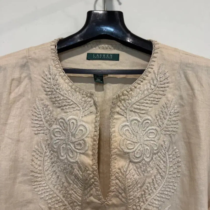 [BUNJANG] Ralph Lauren Linen Blouse / 랄프로렌 린넨 블라우스
