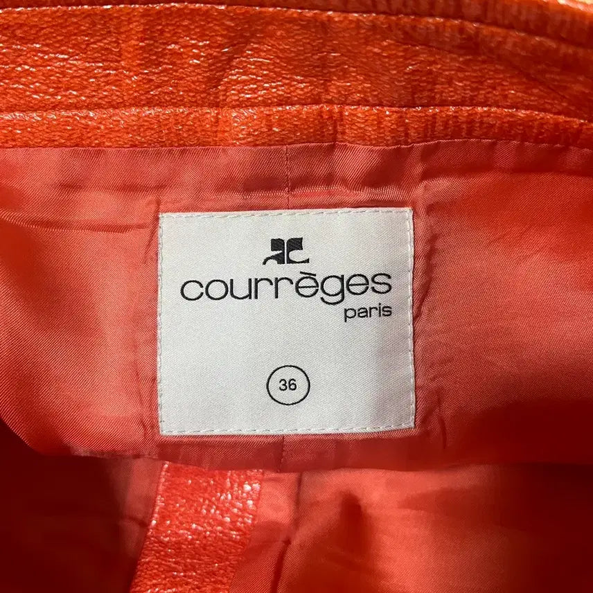 [BUNJANG] 빈티지 꾸레쥬 courreges 오렌지 그라데이션 미니스커트 36사이즈 / 빈티지 꾸레쥬 courreges 오렌지 그라데이션 미니스커트 36사이즈