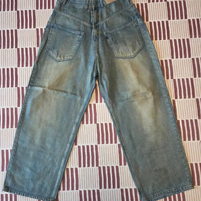 [BUNJANG] Project G/R Coated Backward Denim Pants Blue / [2]프로젝트 G/R 코티드 백워드 데님 팬츠 블루
