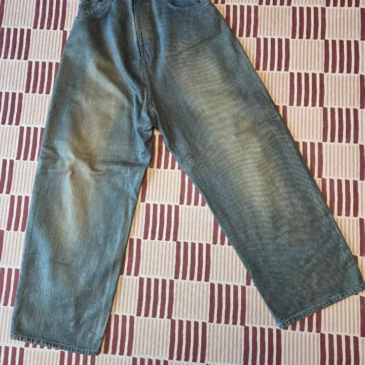 [BUNJANG] Project G/R Coated Backward Denim Pants Blue / [2]프로젝트 G/R 코티드 백워드 데님 팬츠 블루
