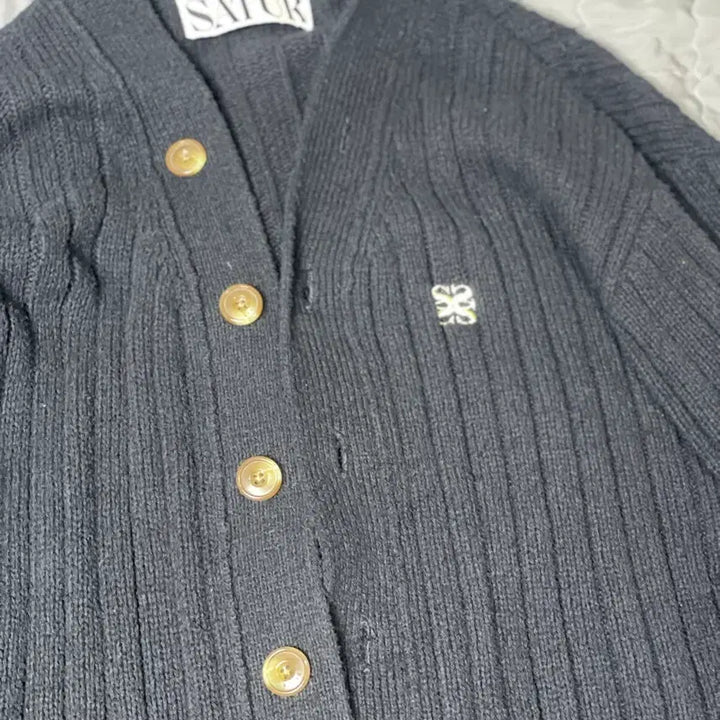 [BUNJANG] Sette Black Cardigan XL / 세터 블랙 가디건 XL