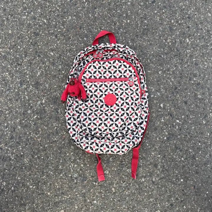 [BUNJANG] Kipling Star Pattern Geo Backpack / 키플링 별 패턴 스타 지오 백팩 가방