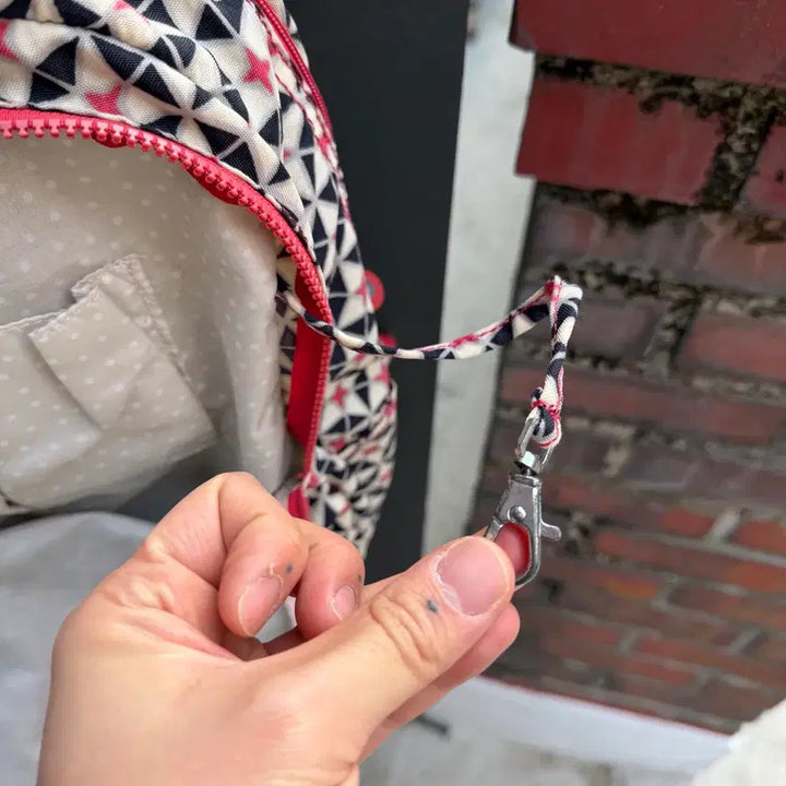 [BUNJANG] Kipling Star Pattern Geo Backpack / 키플링 별 패턴 스타 지오 백팩 가방
