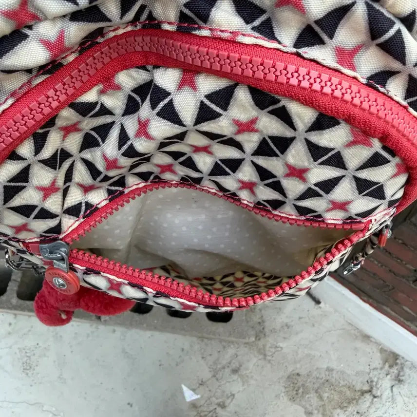 [BUNJANG] Kipling Star Pattern Geo Backpack / 키플링 별 패턴 스타 지오 백팩 가방