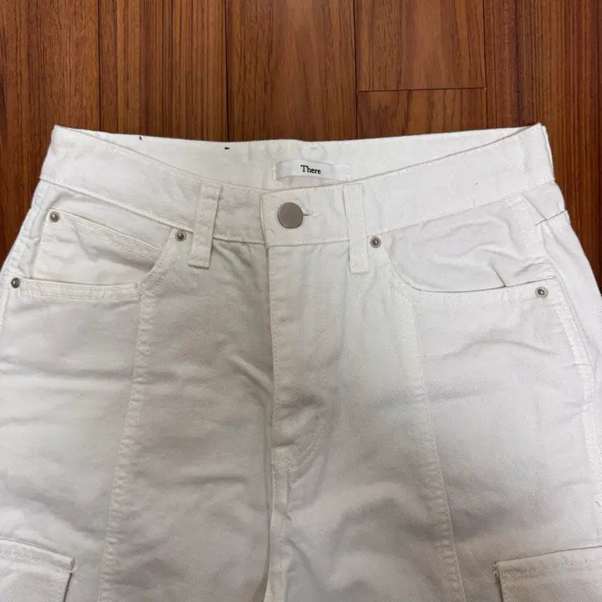 [BUNJANG] Our Cabinet Cargo Pants White S / 아워캐비넷 카고팬츠(화이트 s)