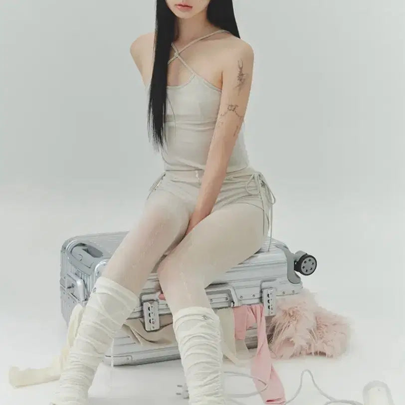 [BUNJANG] PAIN OR PLEASURE Lower String Inner Set / 페인오어플레져 LOWER STRING INNER SET