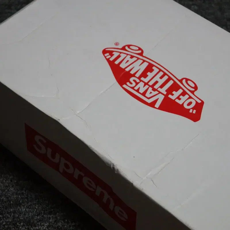 [BUNJANG] Vans Supreme Skate Grosso Mid Dollar Black Sneakers / (300) 반스 X 슈프림 23SS 스케이트 그로소 미드 달러 블랙