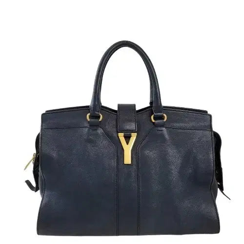 [BUNJANG] Saint Laurent Cabas Chyc Dark Navy Medium Tote Bag / 정품 생로랑(입생로랑) 카바시크 다크네이비