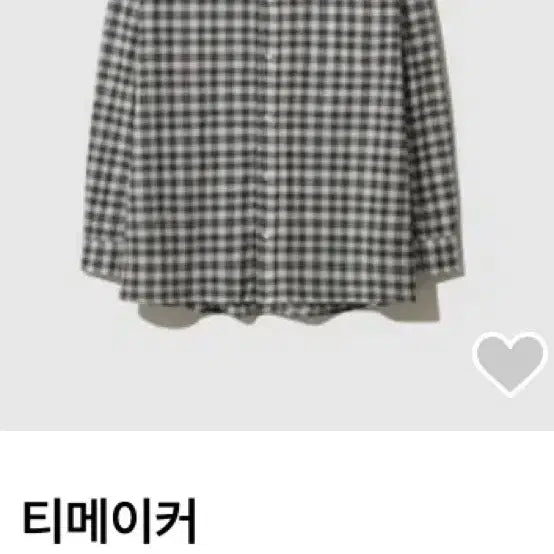 [BUNJANG] T-Maker Breeze Cotton Check Shirt Black / [새상품]티메이커 브리즈 코튼 체크 셔츠 블랙