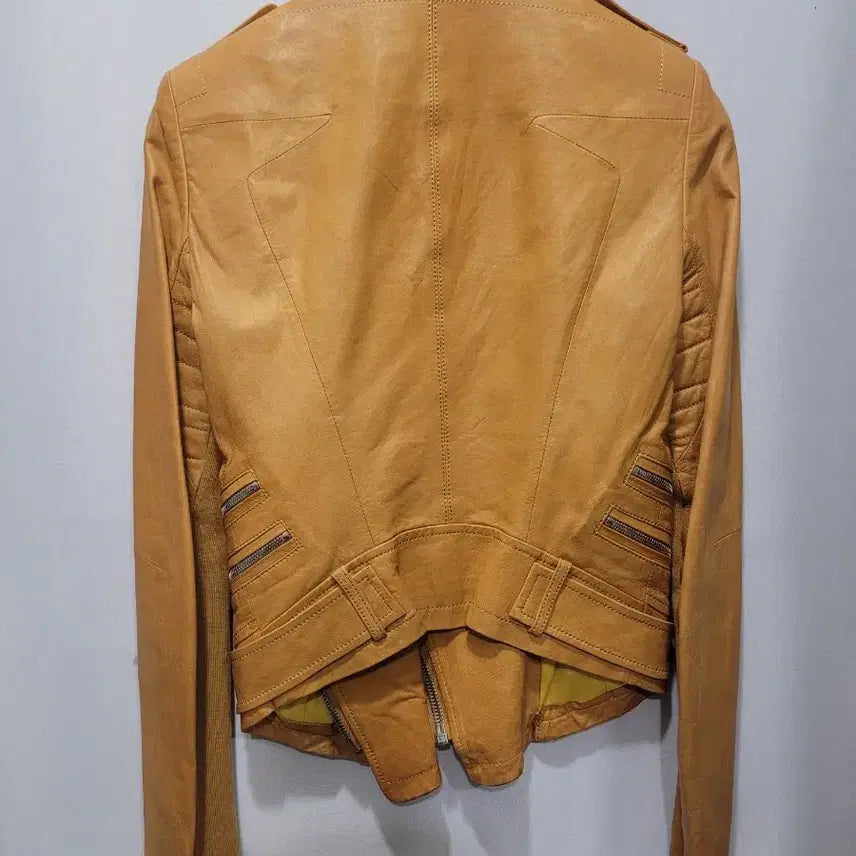 [BUNJANG] OBJET Leather Rider Jacket / 오브제 라이더 자켓 44사이즈