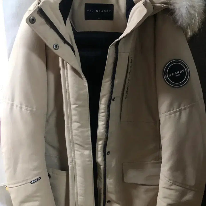 [BUNJANG] TBJ Nearby Padding Jumper Ivory / TBJ Nearby 패딩 점퍼 아이보리
