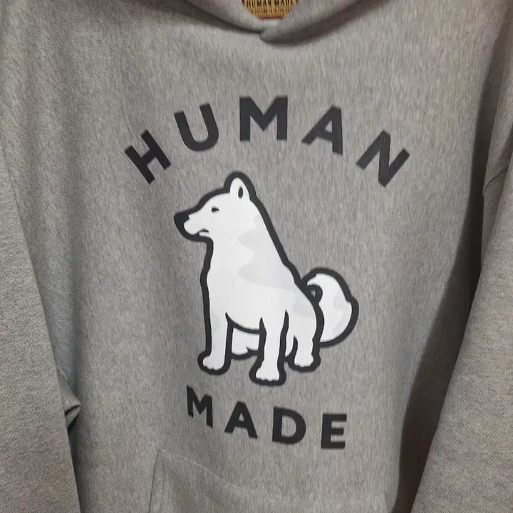 [BUNJANG] HUMAN MADE 한정판 강아지 한정판 후드티 그레이 XL새상품 급 / HUMAN MADE 한정판 강아지 한정판 후드티 그레이 XL새상품 급