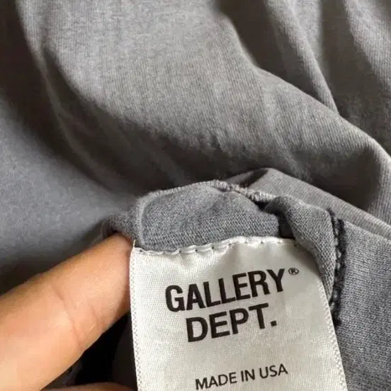 [BUNJANG] Gallery Dept. Pocket T-Shirt Grey / 갤러리뎁트 포켓 티셔츠 그레이