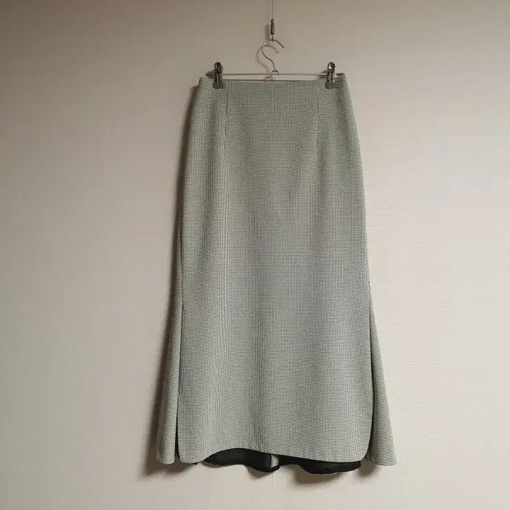 [BUNJANG] Michaa Slit Check Skirt / 미샤  michaa 슬릿 체크 스커트 44 사이즈 정품
