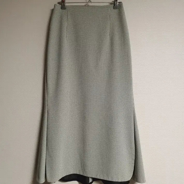 [BUNJANG] Michaa Slit Check Skirt / 미샤  michaa 슬릿 체크 스커트 44 사이즈 정품