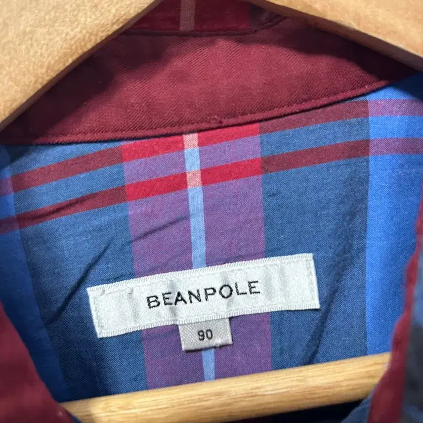 [BUNJANG] Beanpole Blue/Red Checkered Shirt (Women&