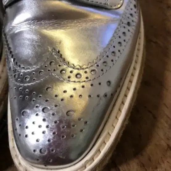 [BUNJANG] Prada Silver Loafers / 프라다 실버 로퍼