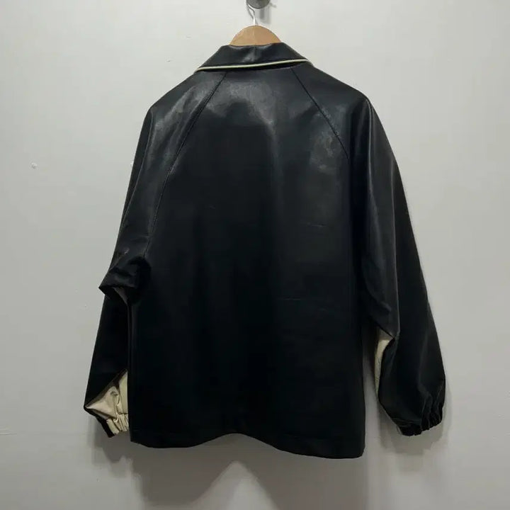 [BUNJANG] LaFudge Black Color Block Leather Jacket Men&