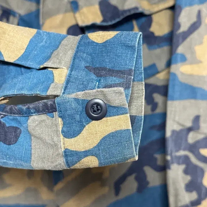[BUNJANG] Legacy Camo Blue Work Jacket / Legacy 카모 블루 워크 자켓 100