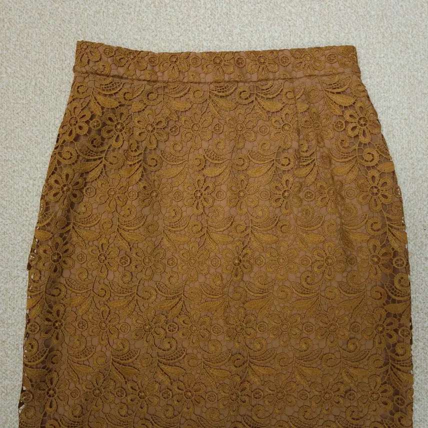 [BUNJANG] Uniqlo Lace Midi Skirt / (S)유니클로 여성 레이스 미디 스커트 L3W2628