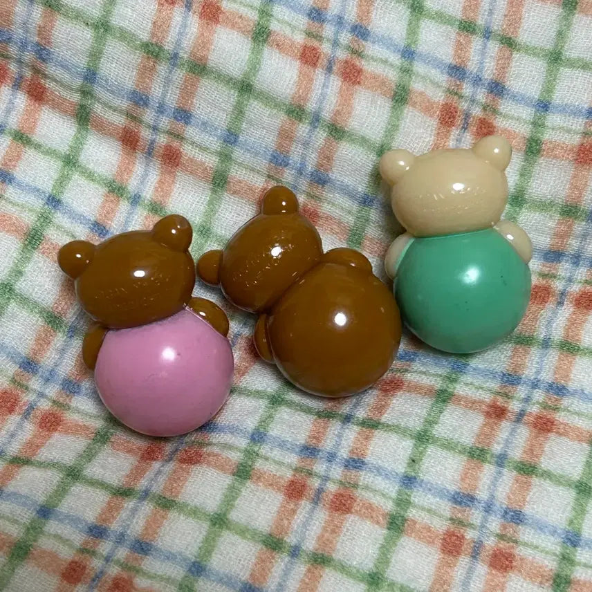 [BUNJANG] Rilakkuma Korilakkuma Vintage Tumbler Figurines / 리락쿠마 코리락쿠마 고전 오뚝이 오뚜기 피규어