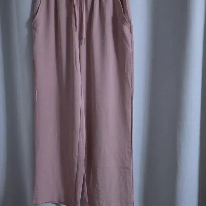 [BUNJANG] Lightweight Stretchy Banding Wide-Leg Pants / 얇은 후들후들 밴딩 와이드팬츠 새옷