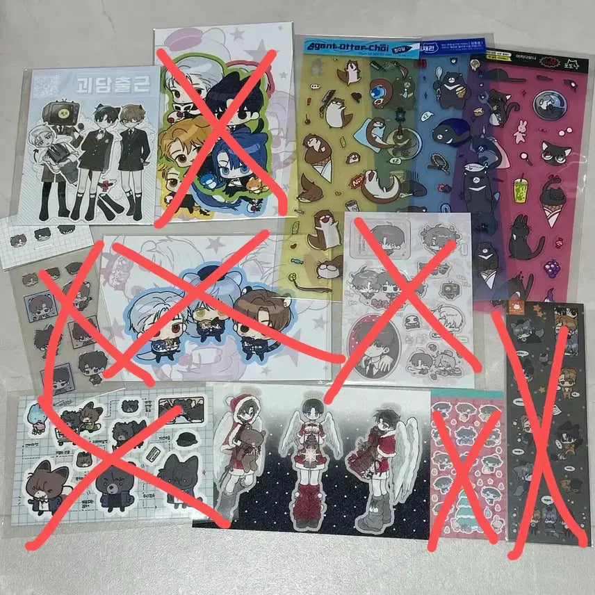 [SOLD OUT] 괴담출근 비공식스티커 일괄 원가양도