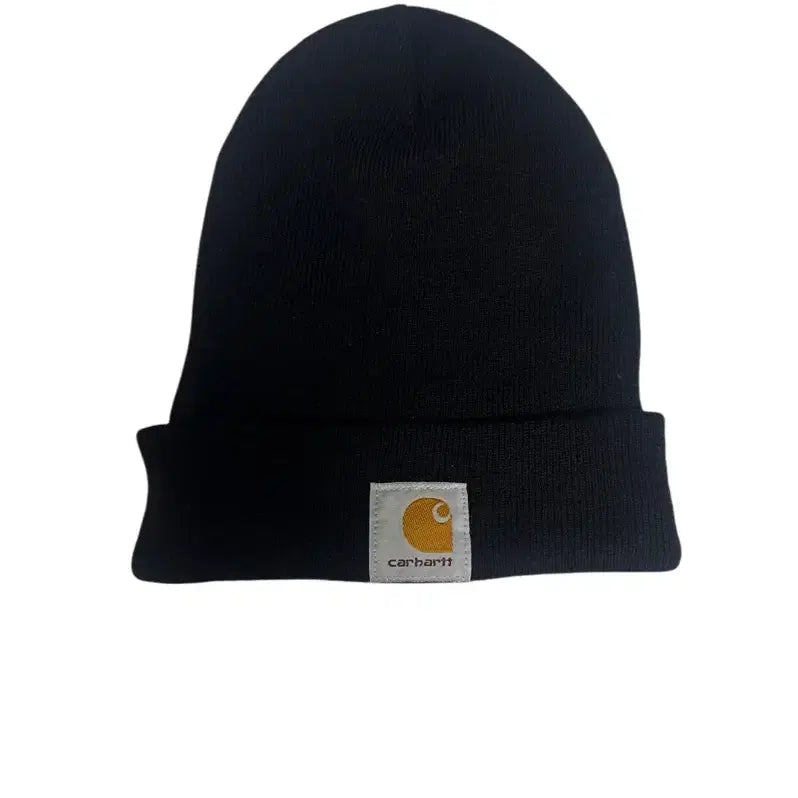 [BUNJANG] Carhartt A18 Knit Beanie / 칼하트 블랙 비니 A18 니트 모자