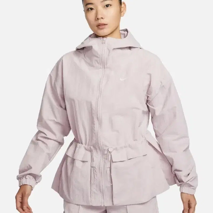 [BUNJANG] Nike Pink Windbreaker Hooded Jacket / 나이키 핑크 바람막이 후드 자켓