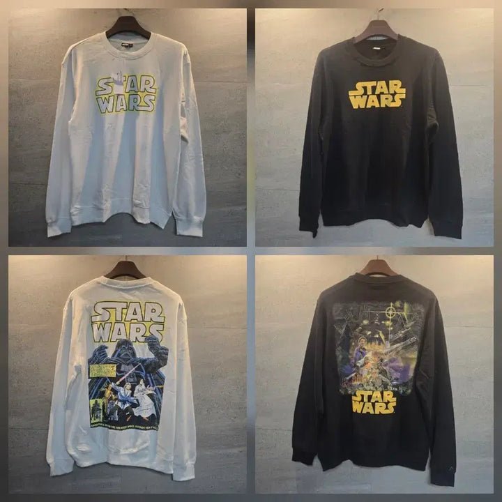 [BUNJANG] Star Wars Darth Vader and Characters Printed Sweatshirt / 스타워즈. 오피셜 굿즈. 맨투맨. 미착.