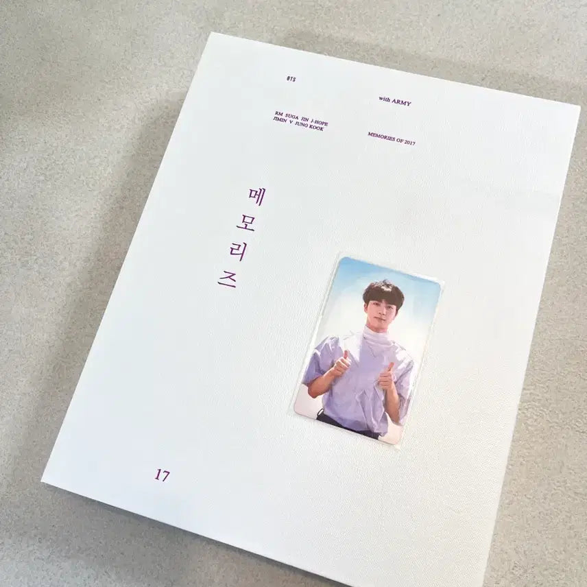 [SOLD OUT] [BUNJANG] BTS Memories of 2017 Jin Photocard Set / 방탄소년단 메모리즈 17 진 포카 포함 무배