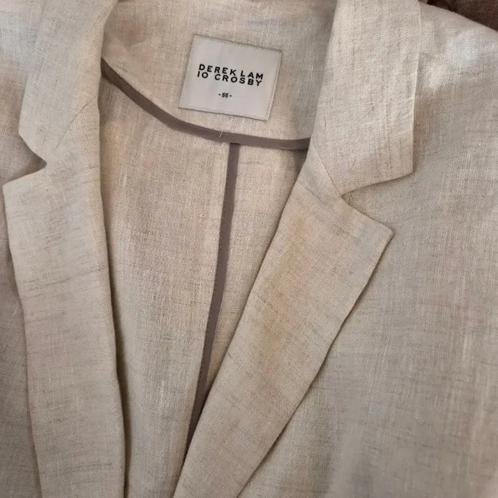 [BUNJANG] Derek Lam Linen Single Jacket / 데렉램 여성 린넨싱글자켓 55사이즈