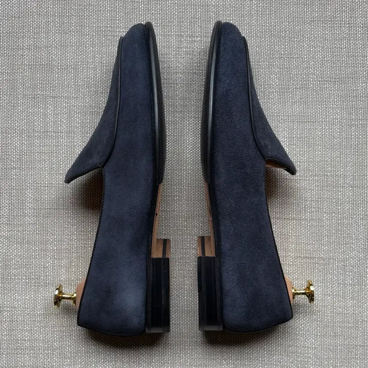 [BUNJANG] Berwick 4950 Belgian Navy Suede Loafers / [260] 새제품 Berwick 4950 벨지안 네이비 스웨이드 로퍼