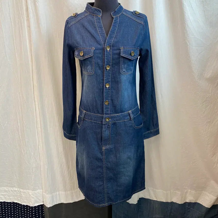 [BUNJANG] Denim Dress (Size M) / 데님 원피스(M)
