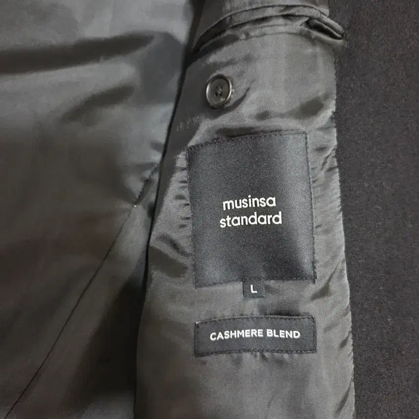 [BUNJANG] Musinsa Standard Cashmere Blend Oversized Single Coat / 무탠다드 케시미어 블랜드 오버사이즈 싱글 코트