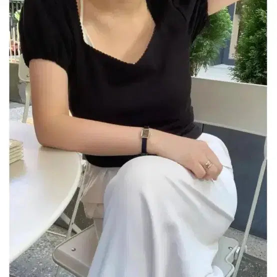 [BUNJANG] In The Buzz Puff Recti Black / 인더바즈 퍼프레이스티 블랙