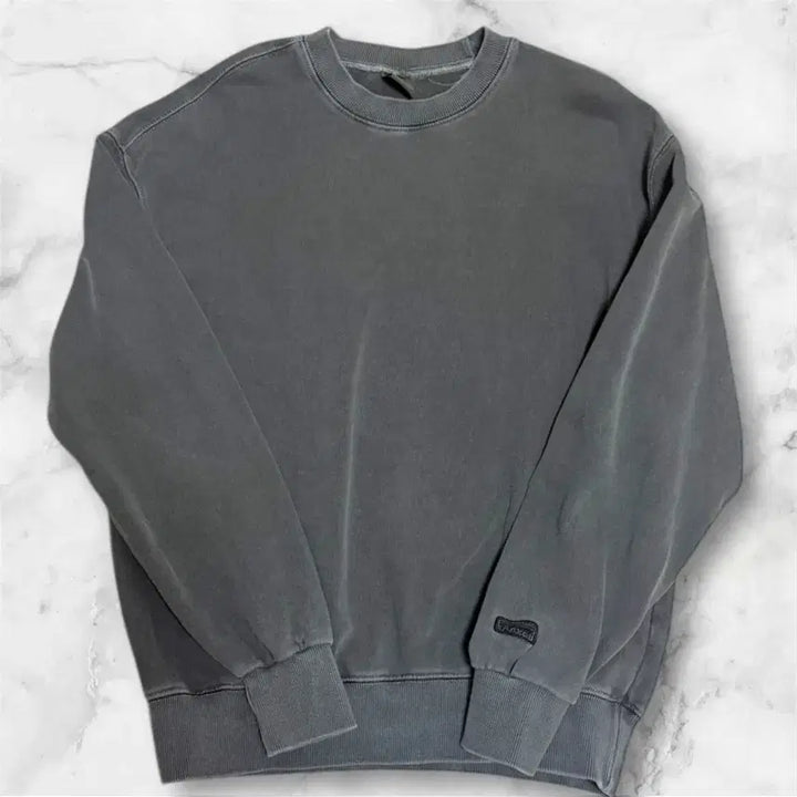 [BUNJANG] Travel 100% Cotton Pigment Sweatshirt / 트래블 면100% 피그먼트 스웨트셔츠 맨투맨 (쭈리안감) 95~100