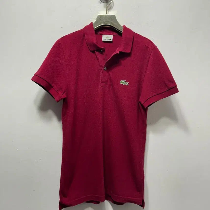 [BUNJANG] Lacoste Polo Shirt Red (95 Size) / 라코스테 반팔 폴로티 레드 95사이즈