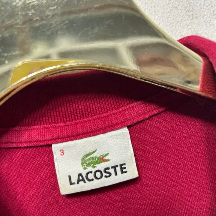 [BUNJANG] Lacoste Polo Shirt Red (95 Size) / 라코스테 반팔 폴로티 레드 95사이즈